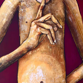 Malerei mit dem Titel "But there is one se…" von Mikhail Baranovskiy, Original-Kunstwerk, Acryl Auf Keilrahmen aus Holz mont…