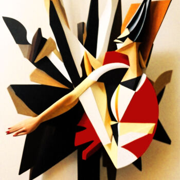 Цифровое искусство под названием "Ballerina2" - Mikhail Deshuk, Подлинное произведение искусства, Цифровая живопись