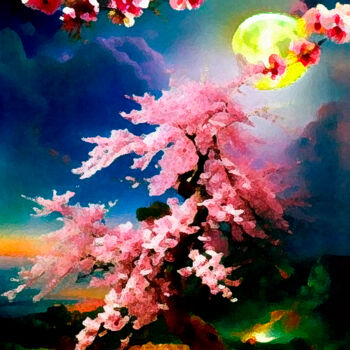 Цифровое искусство под названием "Sakura13" - Mikhail Deshuk, Подлинное произведение искусства, Цифровая живопись