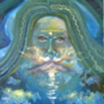 Картина под названием "Avalokitasvara" - Михаил Курбатов, Подлинное произведение искусства