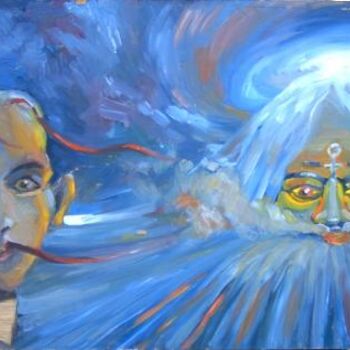 Картина под названием "Гиперборея" - Михаил Курбатов, Подлинное произведение искусства