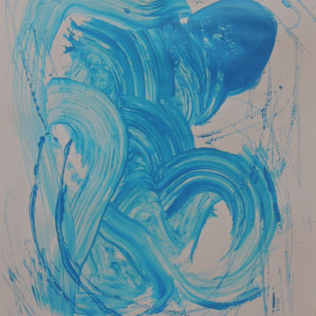 绘画 标题为“blue 3” 由Mikheil Gogava, 原创艺术品, 丙烯