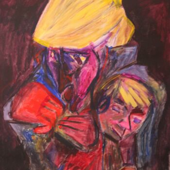 Painting titled "Little boys" by Mikhey Chikov, Original Artwork, Acrylic