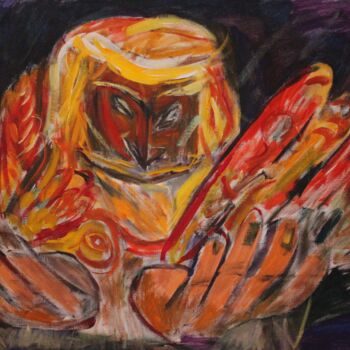 Painting titled "Bread" by Mikhey Chikov, Original Artwork, Acrylic