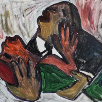 Painting titled "Born to tango" by Mikhey Chikov, Original Artwork, Acrylic