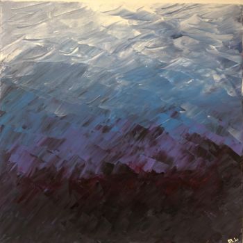Painting titled "mountains" by Mila Lekh, Original Artwork