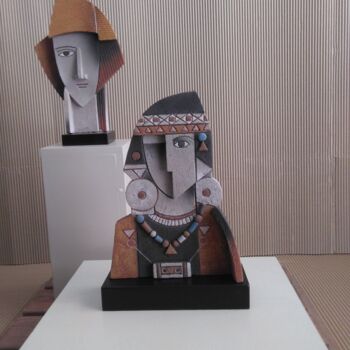 Sculpture titled "Féminas" by Mila Montoro, Original Artwork, Ceramics