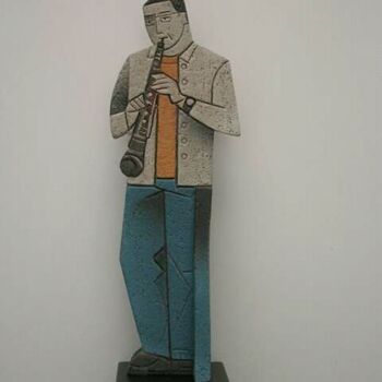 Скульптура под названием "Oboe" - Mila Montoro, Подлинное произведение искусства, Домашний декор