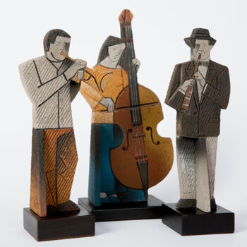 Escultura titulada "Jazz" por Mila Montoro, Obra de arte original, Decoración del hogar