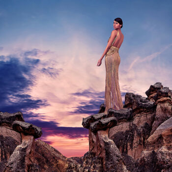 Photography titled "Queen Of The Clouds…" by Milan Karagic, Original Artwork, Photo Montage