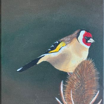 Schilderij getiteld "Bird" door Milaoriginals, Origineel Kunstwerk, Acryl