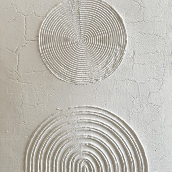 Malerei mit dem Titel "Balance" von Mila Oz, Original-Kunstwerk, Acryl Auf Keilrahmen aus Holz montiert