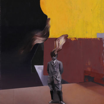 Peinture intitulée "A Man Who Knows the…" par Lauris Milbrets, Œuvre d'art originale, Huile
