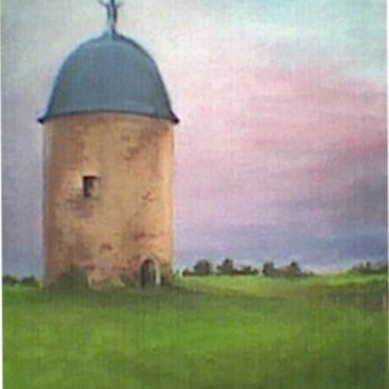 Peinture intitulée "le dome" par Mile, Œuvre d'art originale