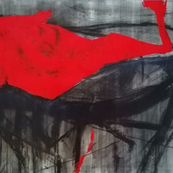 Painting titled "abstract 879" by Milena Panayotova, Original Artwork, Acrylic
