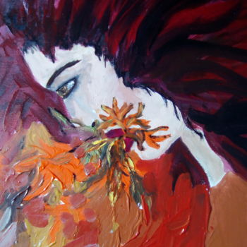 Pittura intitolato "autunno.jpg" da Milena Aere, Opera d'arte originale, Acrilico