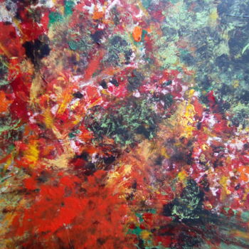 Painting titled "esplosione-di-color…" by Milena Aere, Original Artwork, Acrylic