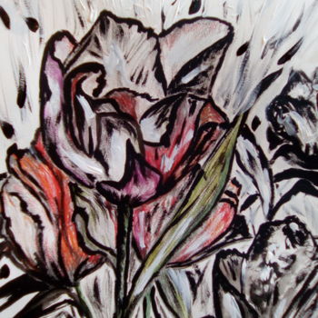 Peinture intitulée "tulipani.jpg" par Milena Aere, Œuvre d'art originale, Autre