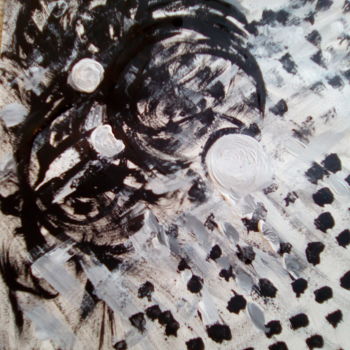 Painting titled "luna.jpg" by Milena Aere, Original Artwork, Acrylic