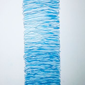 Drawing titled "Wave by wave" by Miler Art, Original Artwork, Pencil