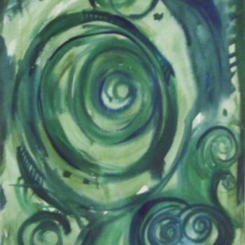 Malarstwo zatytułowany „Green” autorstwa Miles Begay, Oryginalna praca