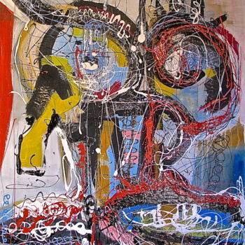 Painting titled "n°13-002" by Fred Milesi, Original Artwork