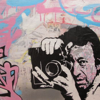 Painting titled "n°03 Gainsbourg" by Fred Milesi, Original Artwork