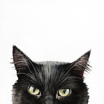 Картина под названием "BLACK" - Milie Lairie, Подлинное произведение искусства, Масло