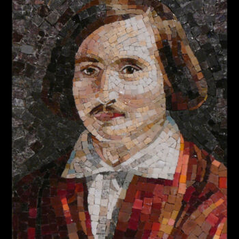 "Portrait of Nicolai…" başlıklı Heykel Miljana Marković tarafından, Orijinal sanat, Mozaik
