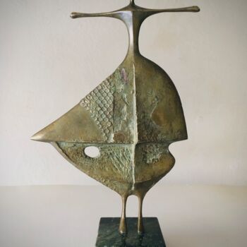 Sculpture intitulée "Dance" par Milko Dobrev, Œuvre d'art originale, Bronze