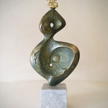 Sculpture intitulée "Sea Memory" par Milko Dobrev, Œuvre d'art originale, Bronze
