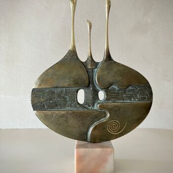Escultura intitulada "Family" por Milko Dobrev, Obras de arte originais, Bronze