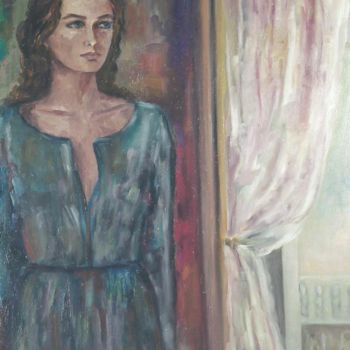 Painting titled "attesa" by Milla, Original Artwork, Oil