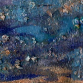 Pittura intitolato "fondali marini 2" da Milla, Opera d'arte originale, Olio