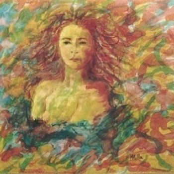 Painting titled "tripudio-di-colori-…" by Milla, Original Artwork, Oil