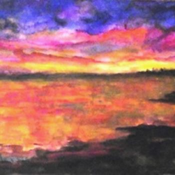 Peinture intitulée "tramonto-2.jpg" par Milla, Œuvre d'art originale