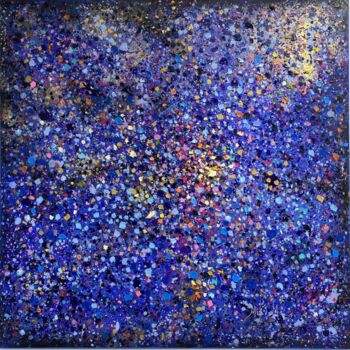 Pittura intitolato "Inner Universe 8.8" da Milly Martionou, Opera d'arte originale, Olio Montato su Telaio per barella in le…