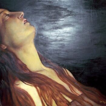 Painting titled "Extasis" by Milo Anders, Original Artwork, Oil