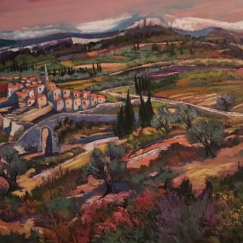 Painting titled "Haute Provence" by Milorv, Original Artwork