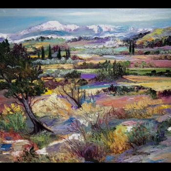 Peinture intitulée "Provence en automne" par Milorv, Œuvre d'art originale