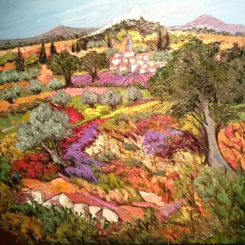 Pittura intitolato "Provence" da Milorv, Opera d'arte originale