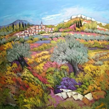 Painting titled "Provence" by Milorv, Original Artwork