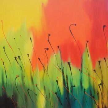 Pintura titulada "colores del sur" por Milton Morales Grillo, Obra de arte original