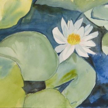 Painting titled "Lilypads" by Carol Hare, Original Artwork