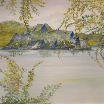 Painting titled "View from Sears Park" by Carol Hare, Original Artwork