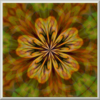 Digitale Kunst mit dem Titel "Fleur" von Mimia Lichani, Original-Kunstwerk