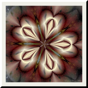 Grafika cyfrowa / sztuka generowana cyfrowo zatytułowany „Fleur” autorstwa Mimia Lichani, Oryginalna praca