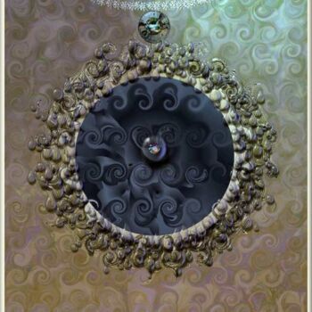 Digital Arts titled "Pendentif" by Mimia Lichani, Original Artwork