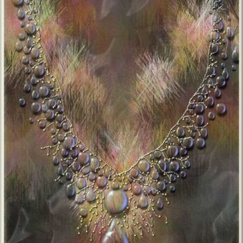 Digitale Kunst getiteld "Collier" door Mimia Lichani, Origineel Kunstwerk