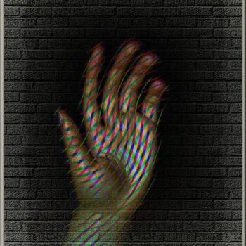 Arts numériques intitulée "La main de l'innoce…" par Mimia Lichani, Œuvre d'art originale